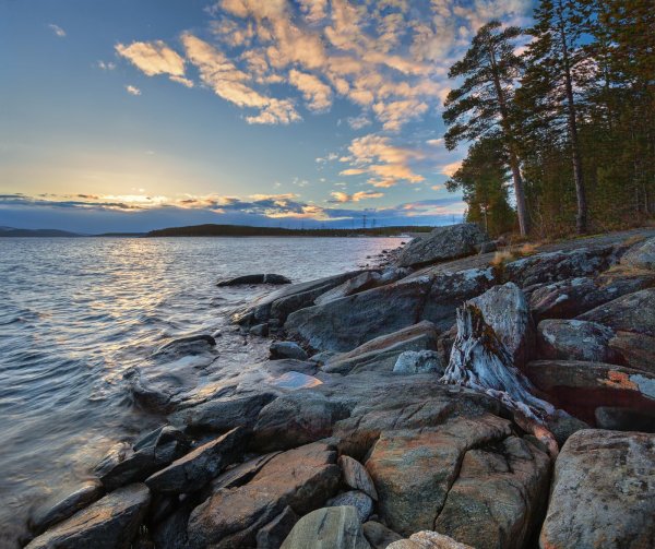 Кольский полуостров озеро Имандра