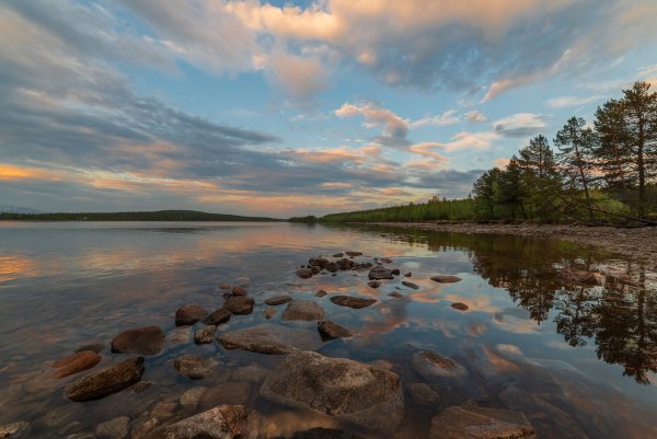 Озеро Имандра Апатиты