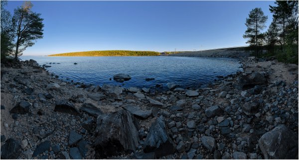 Кольский полуостров озеро Имандра