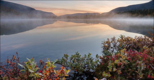 Кольский полуостров озеро Имандра