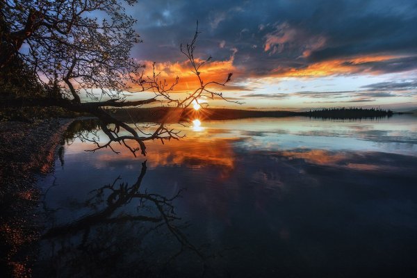 Имандра озеро лодка