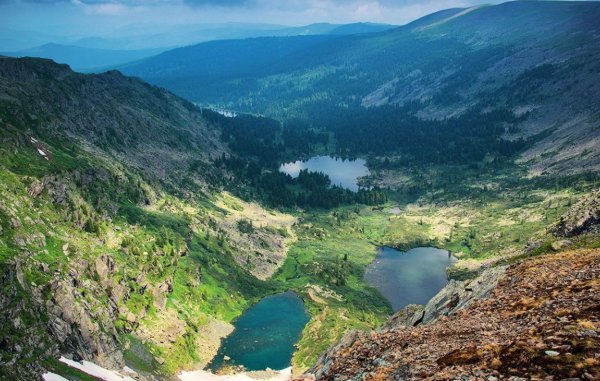 Каракольские озёра горный Алтай