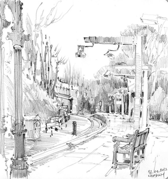 Зарисовка городской среды