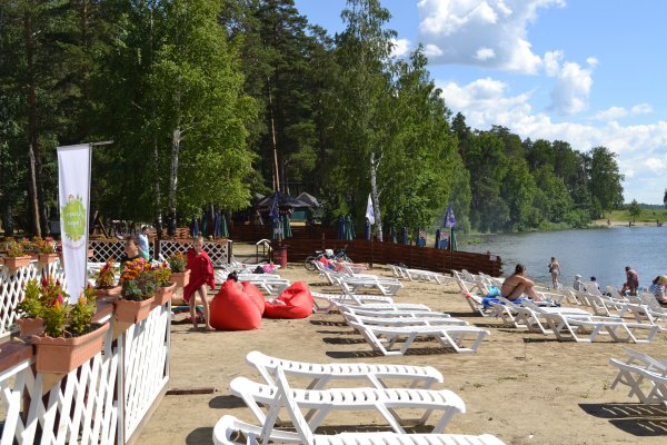 Пляж Лесная сказка озеро Балтым