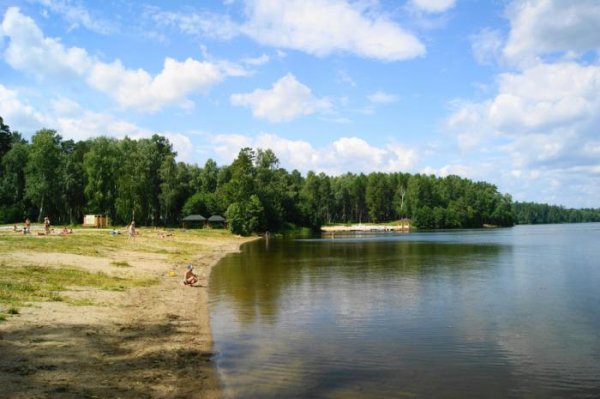 Пляж озера Балтым Свердловская