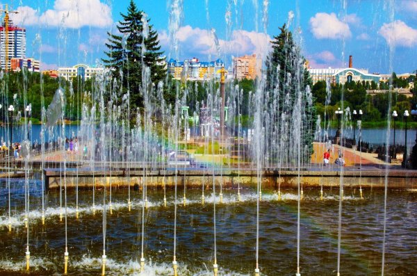 Фонтан парк Щербакова Донецк