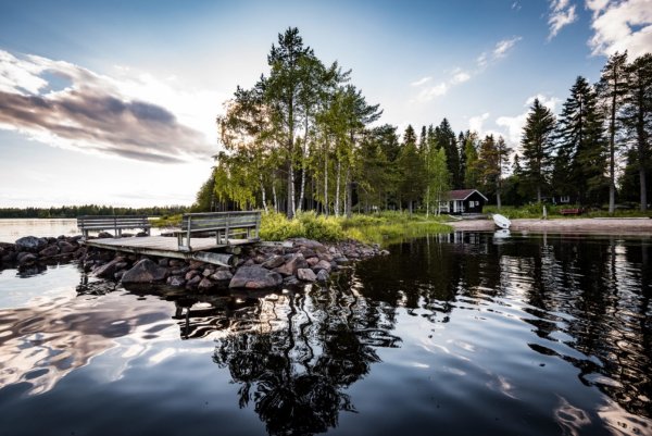 Сайменские озера в Финляндии