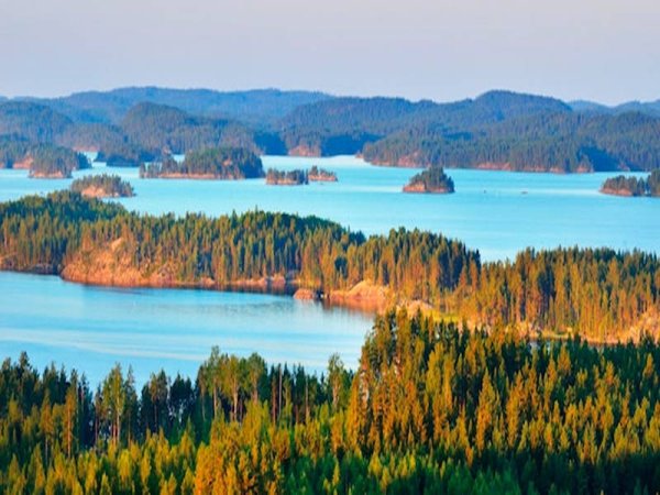 Озеро Саймаа Финляндия