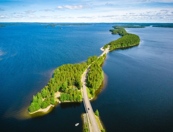 Мост Пункахарью в Финляндии