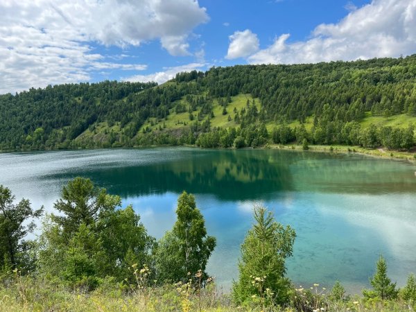 Озеро круглое Шарыповский район