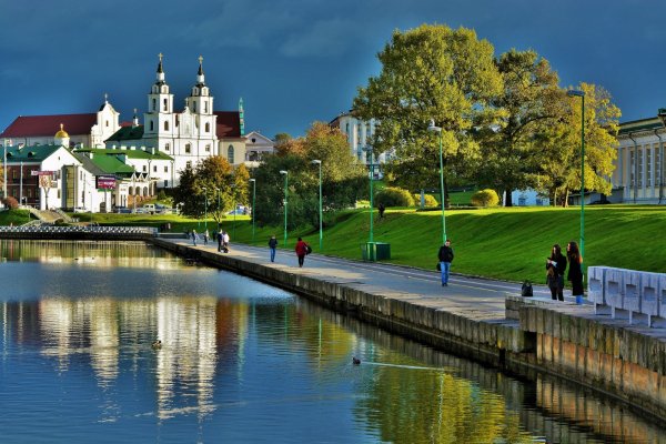 Набережная Свислочи в Минске