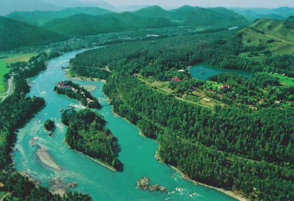 Река Катунь горный ая Алтай