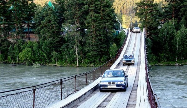 Айский мост горный Алтай