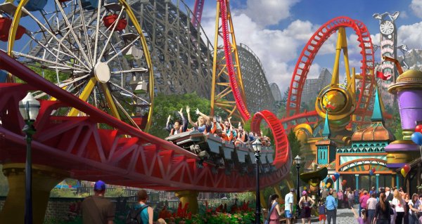 Диснейленд Париж аттракционы американские горки