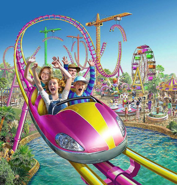 Парк аттракционов мульт