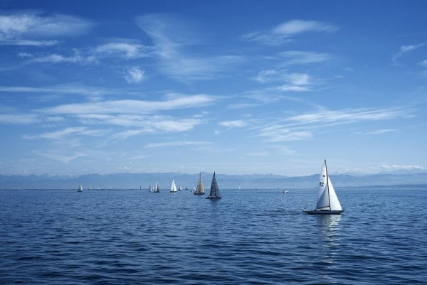 Боденское озеро Германия кораблик