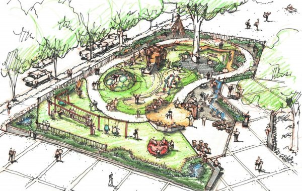 Эскиз парка