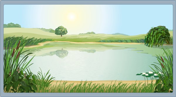 Дети на озере