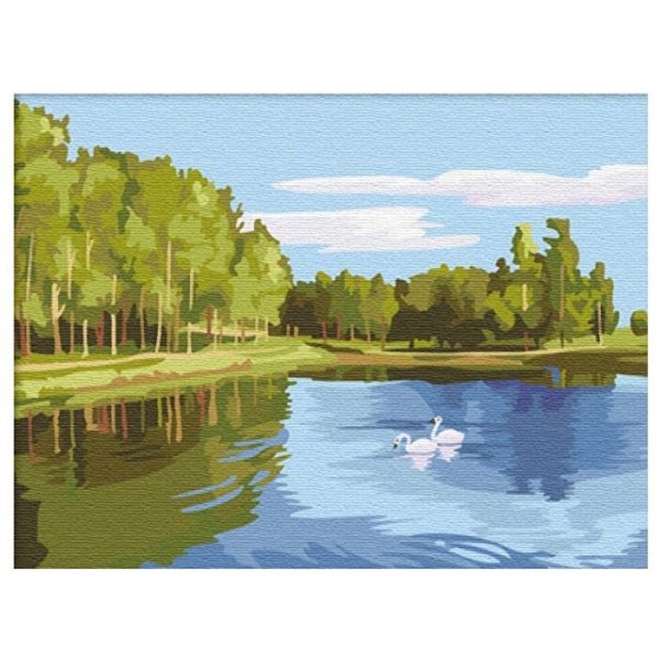 Речка рисунок