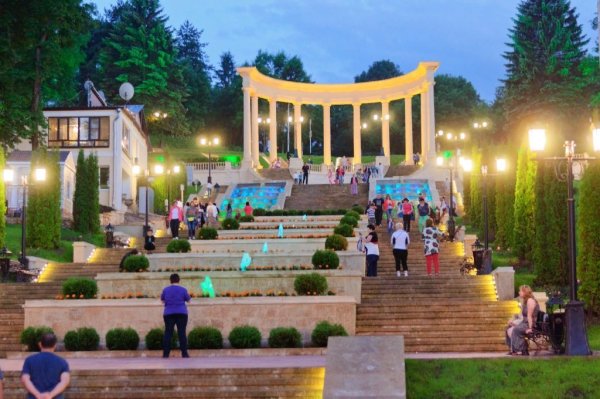 Кисловодск парк каскадная лестница