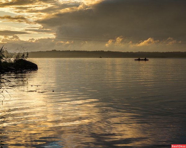 Закат на Вуоксе