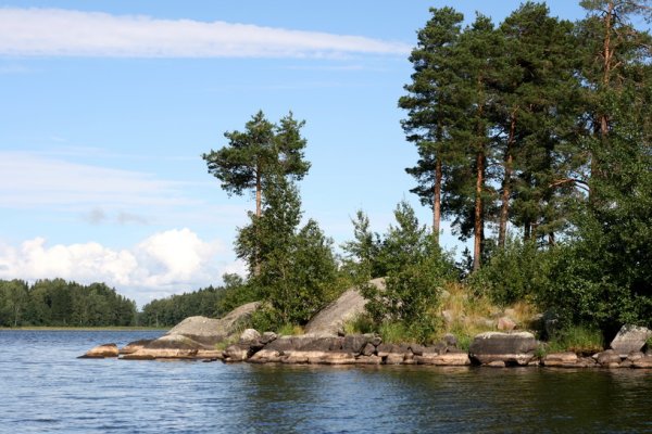 Озеро Вуокса Приозерск