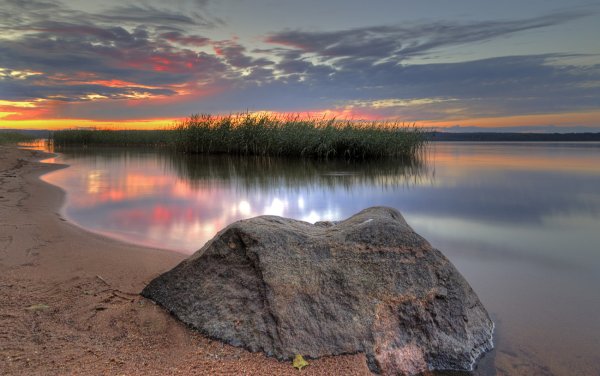 Озеро Вуокса Приозерск
