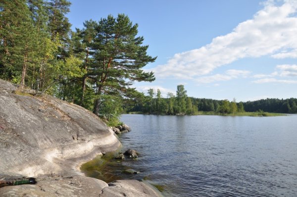 Река Вуокса Приозерск