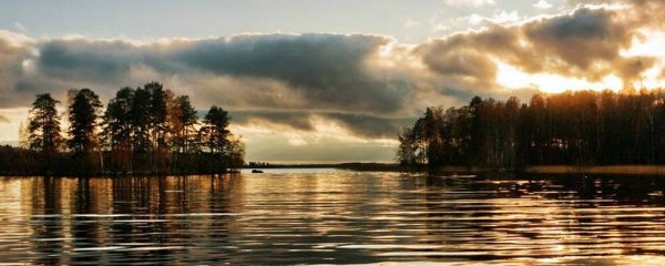 Населенные пункты на берегах озера Вуокса