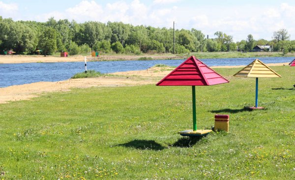 Пляж в Кобрине