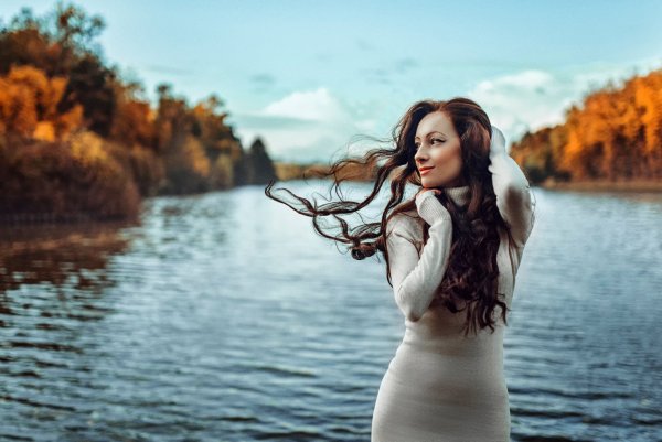 Фотосет на берегу реки