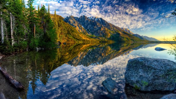 Озеро Дженни, штат Вайоминг, США