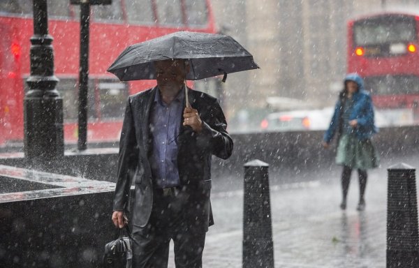 Лондон под дождем