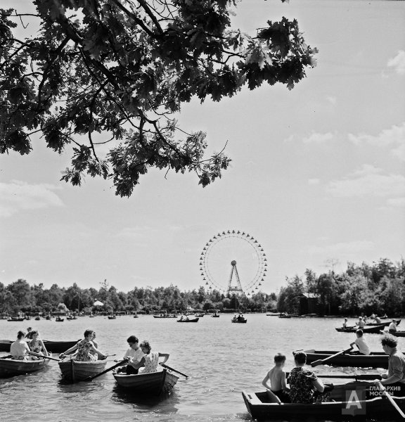 Измайловский парк в 1970е годы