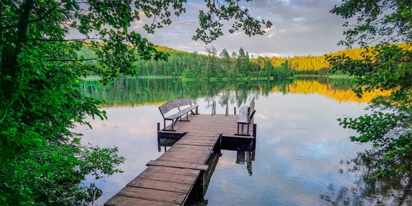 Нарочанский парк голубые озера