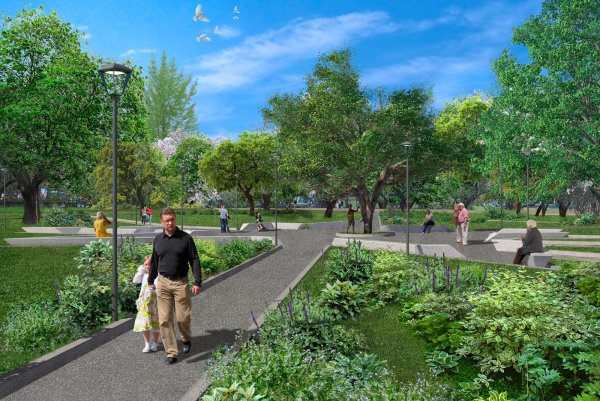Проект парка Печатники 2022г