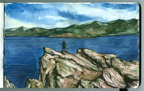 Нарисовать Байкал