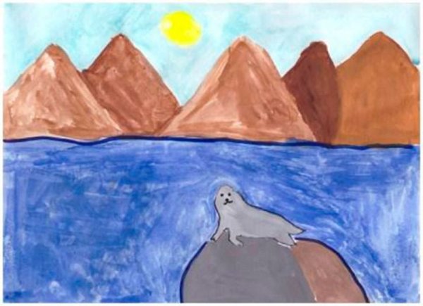 Байкал рисунок