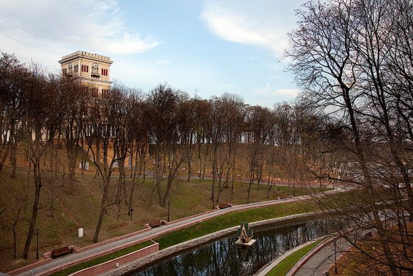 Гомельский парк вид сверху