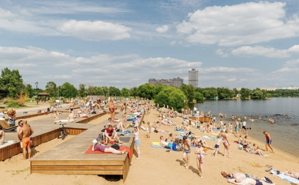 Строгино Затон пляж