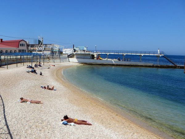 Пляж парка Победы Севастополь