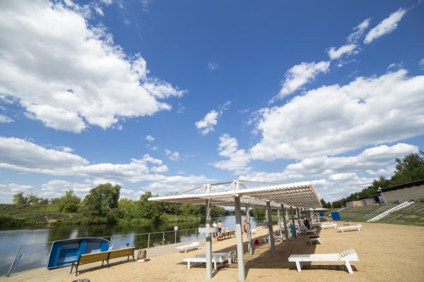 Пансионат Лесные дали пляж