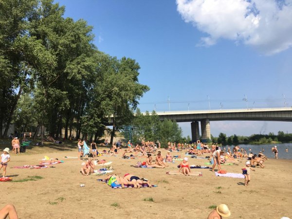 Пляж Татышев Красноярск