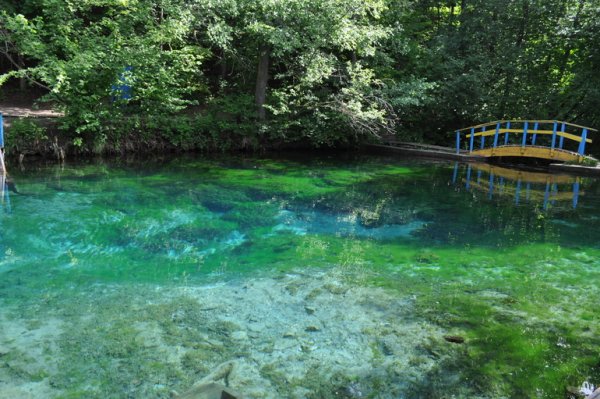 Голубое озеро Карст Казань