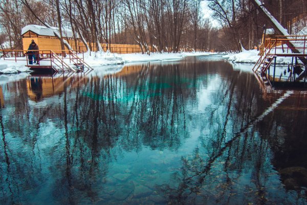 Голубое озеро Щербаково Казань