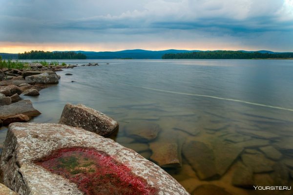 Озеро большой Кисегач Челябинская