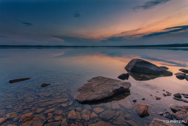 Озеро большой Кисегач Челябинская