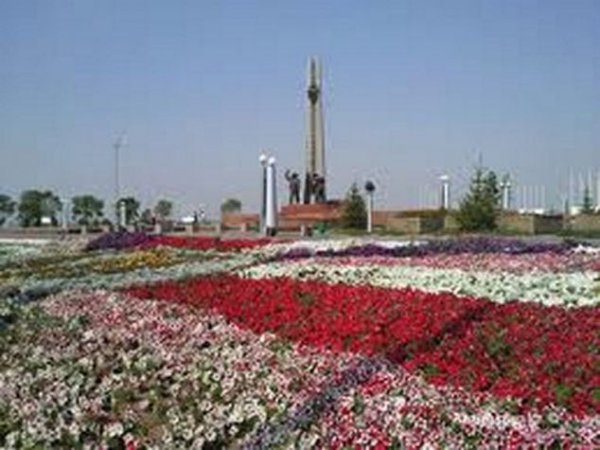 Парк в Темиртау старый город