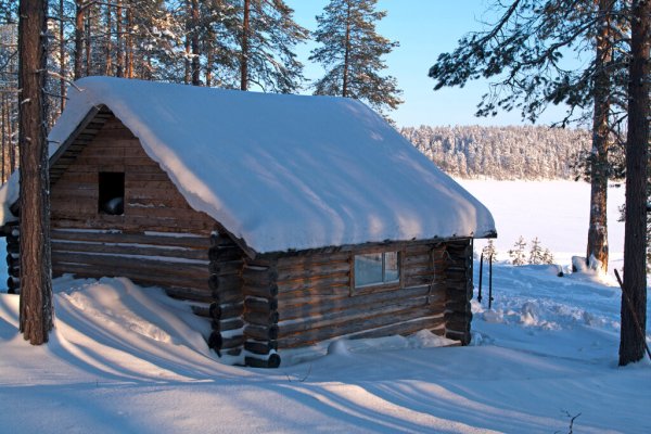 Зимовье избушка Карелия