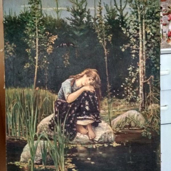 Картина алёнушка на Камне